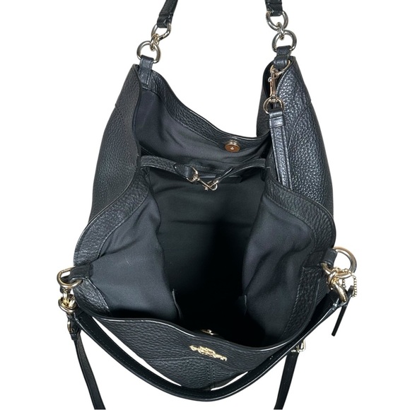 COACH Lexy Pebbled Leather Crossbody Shoulder Bag - Picture 6 of 9